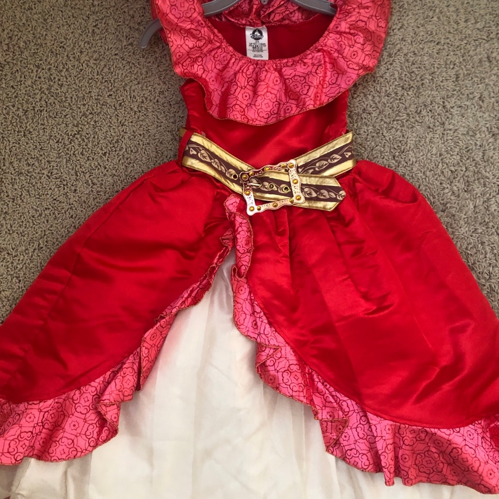 Disney Store Princess Elena of Avalor Dress Moana Costume Girls Size 5/6 Lot - Picture 10 of 15